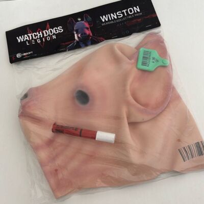 Watch Dogs Legion Winston Pig Mask E3 2019 Adult Gaming Halloween