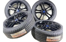 19" Ford Fusion Lincoln MKZ Gloss Black Wheels Tires  Factory OEM Set 3962