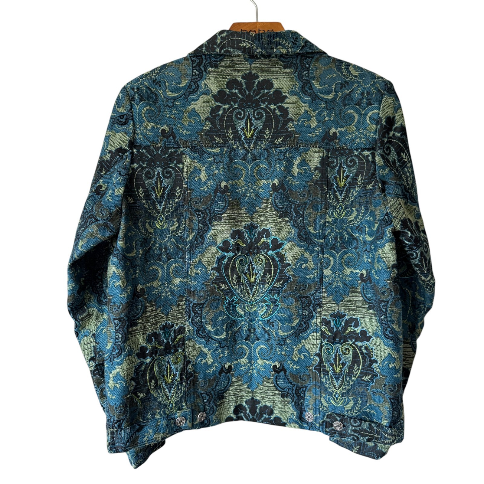 Laura Ashley Small Button Up Jacket Embroidered B… - image 2