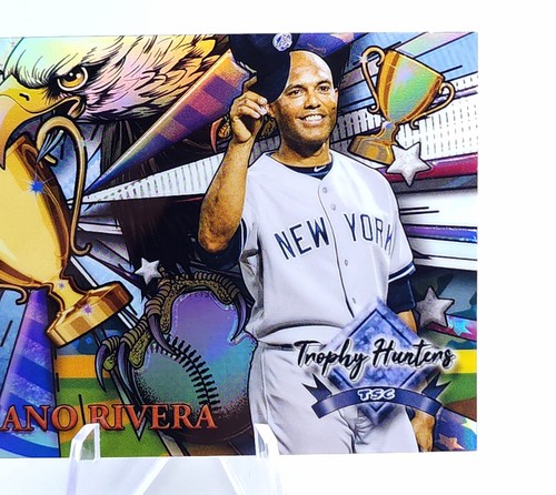 Mariano Rivera 2022 Topps Stadium Club Cromo Rifrattore Yankees Trophy Hunters - Foto 6 di 12