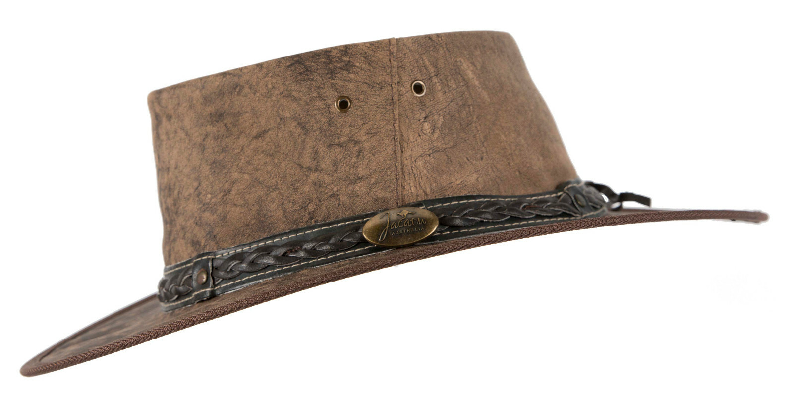Jacaru Kangaroo Leather Australian Outback Hat Made in Australia