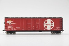HO Atlas Santa Fe 50ft Double Plug Door Box Car 48213 Mtl Whls Minus Step