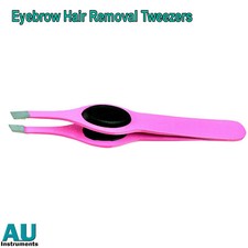 Eyebrow Tweezers Hair Removal Eyelash Flat Slanted Edge Clip