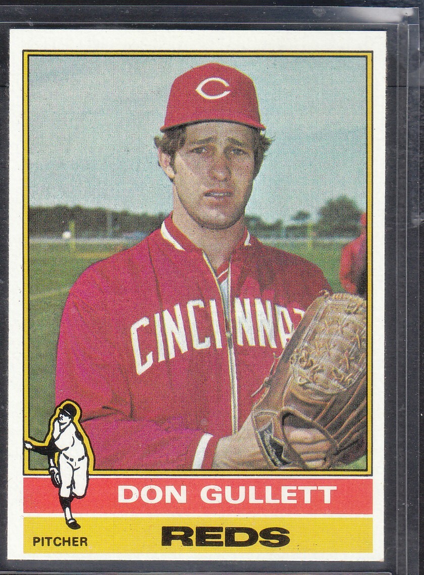 1976 Topps #390 Don Gullett Cincinnati Reds nrmt Set Break