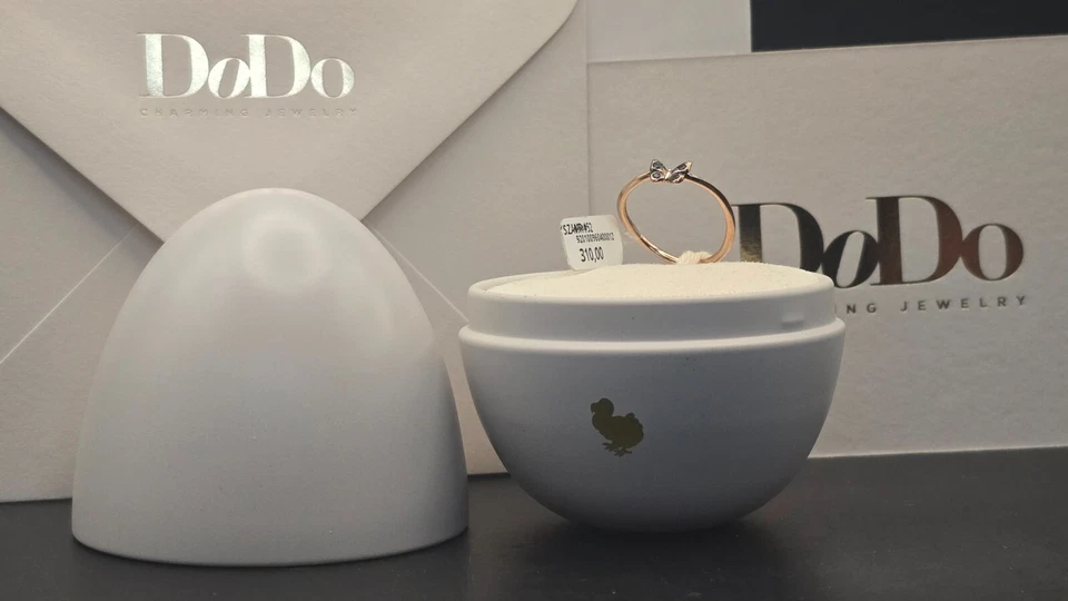 Dodo Pomellato Ring in 375 er Gold BO9R Butterfly Farbsteine Neu OVP 310€-40% - Bild 3 von 4