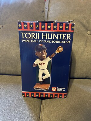 2016 Torii Hunter Minnesota Twins SGA Hall of Fame Bobblehead New in Box