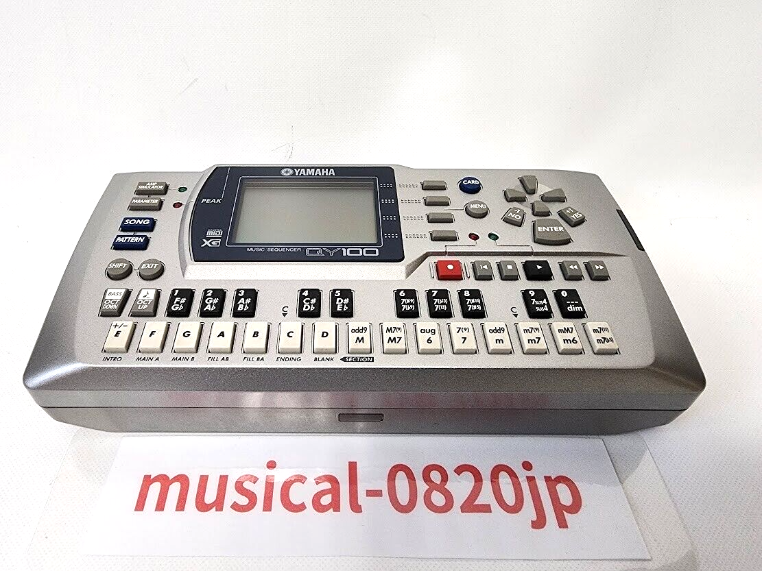 その他 YAMAHA  QY100  Music Sequencer YAMAHA QY100 Sampler Sequencer Sound Module Rhythm Machine | eBay