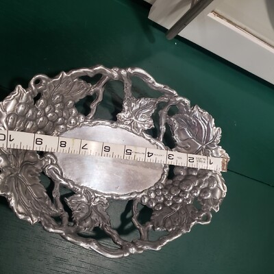 Arthur Court Portatovaglioli Grape Vine Open - Elegante Contenitore In Metallo Per Tovaglioli Con Motivo Uva - Dettaglio Regalo Per La Tavola