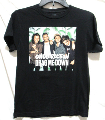 One Direction Women's XS Black Short Sleeve One Direction Drag Me Down T-Shirt