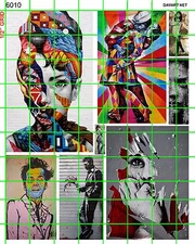 6010 MODERN STREET ART POP COLORFUL URBAN GRAPHICS STYLE INNER CITY DAVE'S DECAL