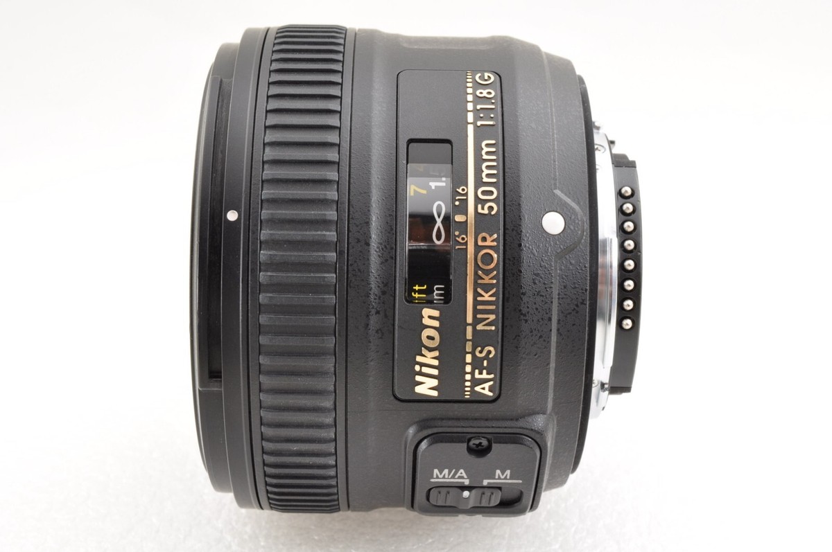 Nikon AF-S 50mm F/1.8 G NIKKOR Standard Lens w/Hood Mint