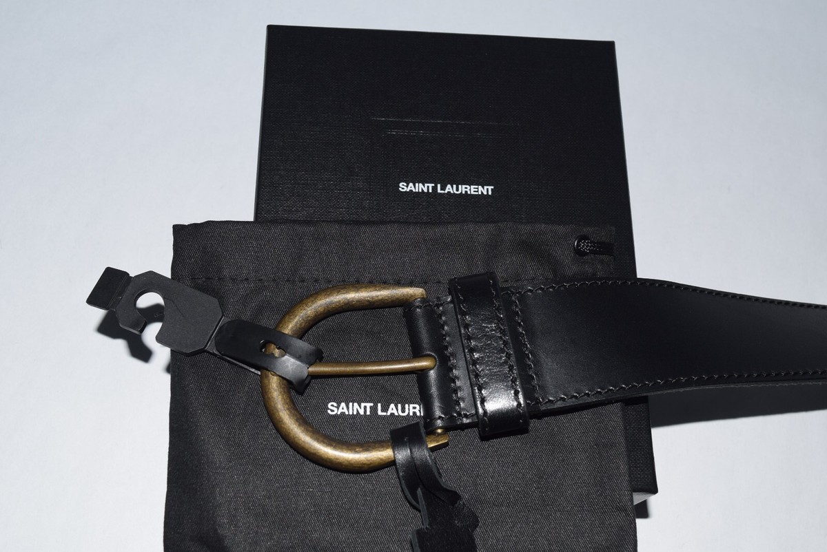 NWT! $445 YSL Saint Laurent Misfits Black Leather Buckle NWT! $445 YSL Saint Laurent Misfits Black Leather Buckle