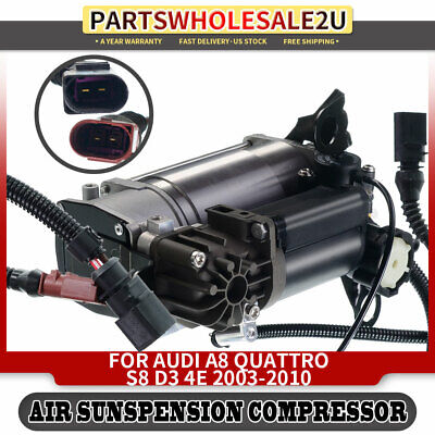 Air Suspension Compressor Pump Fits for Audi A8 S8 Quattro 4E0616005E 4E0616007C 