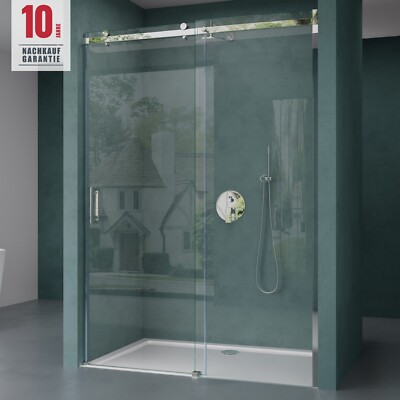Nischentür Dusche Duschtür Schiebetür Duschabtrennung Duschkabine 8mm ESG NAN