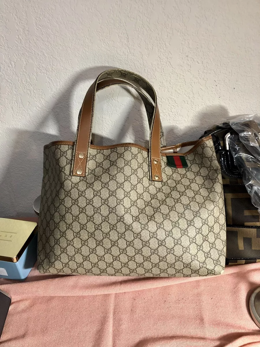 Gucci GG Canvas Large Web Tote