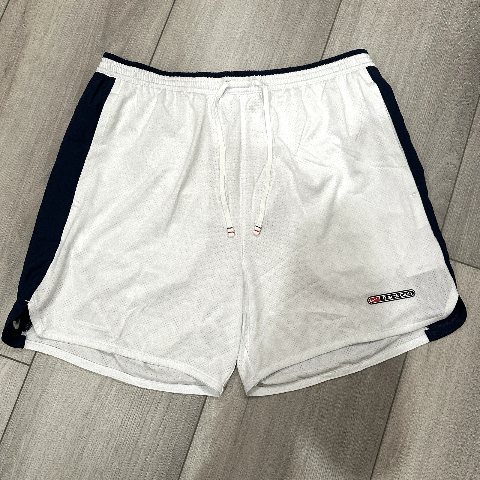 Nike Track Club Dri-FIT 5” Brief-Lined White Running Shorts FZ7397-121 Mens M L
