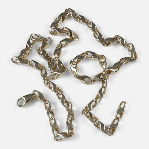 9ct Yellow Gold Fancy Link Chain 