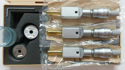 Mitutoyo 368-907 Holtest Set Micrometer 2-Point Internal Range E 3-6 ST 3-6mm