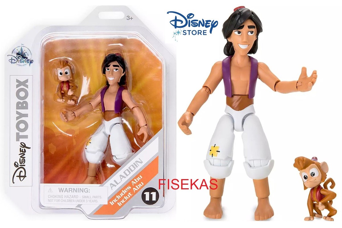 Disney Store Aladdin with Abu Monkey Action Figure Toybox 5
