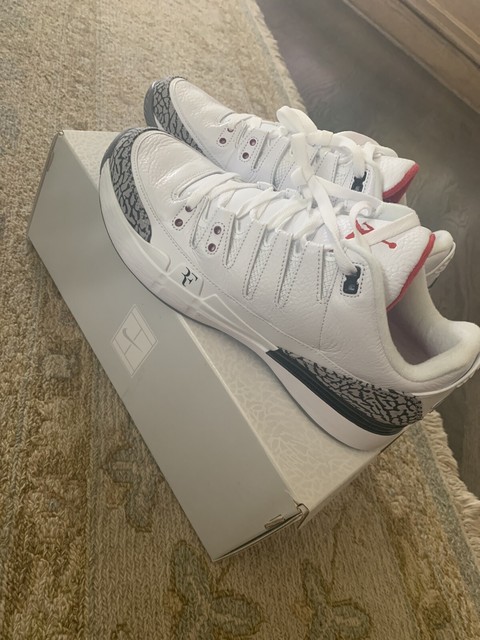 nike zoom vapor aj3 white cement