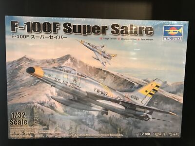TRUMPETER 02246 F-100F SUPER SABRE MODEL KIT-NIB-1:32 SCALE