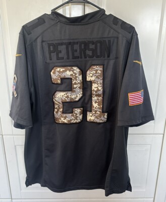 Nike Peterson #21 Az Cardinals Salute To Service Camo NFL Jersey