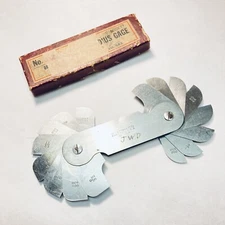 Starrett 272B Fillet or Radius Gage in Original Box - USA