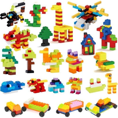 New 500 1000 1500 Bulk Lot Parts Pieces Plates Tiles Mixed Styles for Lego Diy - Picture 4 of 16