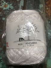 Hamanaka Eco - Andaria White Craft Raffia 40g/80m 1