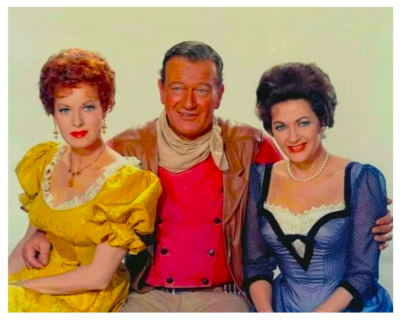 McLintock trivia: What color did costume designers emphasize most to showcase Technicolor?