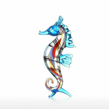 Small Seahorse Sculpture Handmade Glass Ornaments Home Decoration Crafts