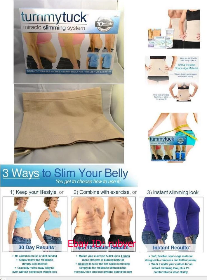 Cinturón sistema adelgazante milagroso abdominoplastia. Pérdida de peso. AS on TV INSTOCK Foto 4 de 4