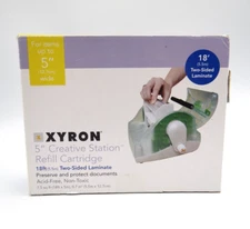 Xyron 5" Creative Station Refill Cartridge Two Sided Laminate 18ft *Damaged Box*