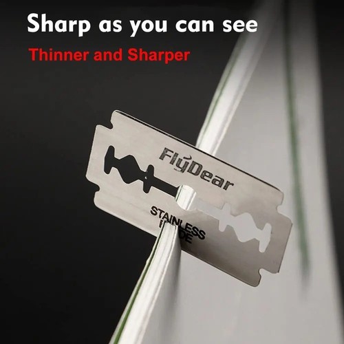 Stainless Steel Razor Blade Old-Fashioned Manual Double-Sided Razor Blade - Imagen 3 de 10