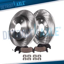 11.06" 281mm Rear Rotors Brake Pads for 2013 - 2017 ES300h ES350 Avalon Camry