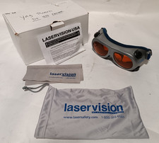 Laservision F12.00300.000 Laser Safety Goggle, Orange Filter, OD 4+ @ 190-532 nm