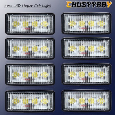 LED Headlight 8X For  Deere Crawler Dozers lights replace R161288 RE306510
