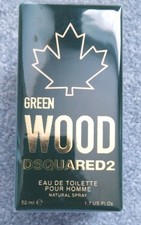 DSQUARED2 GREEN WOOD 50ML EDT SPRAY | NEW & SEALED | FREE P&P | UK