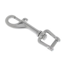316 Stainless Steel Swivel Snap Hook Shackle Bolt Snap Clip for Scuba Diving Gea
