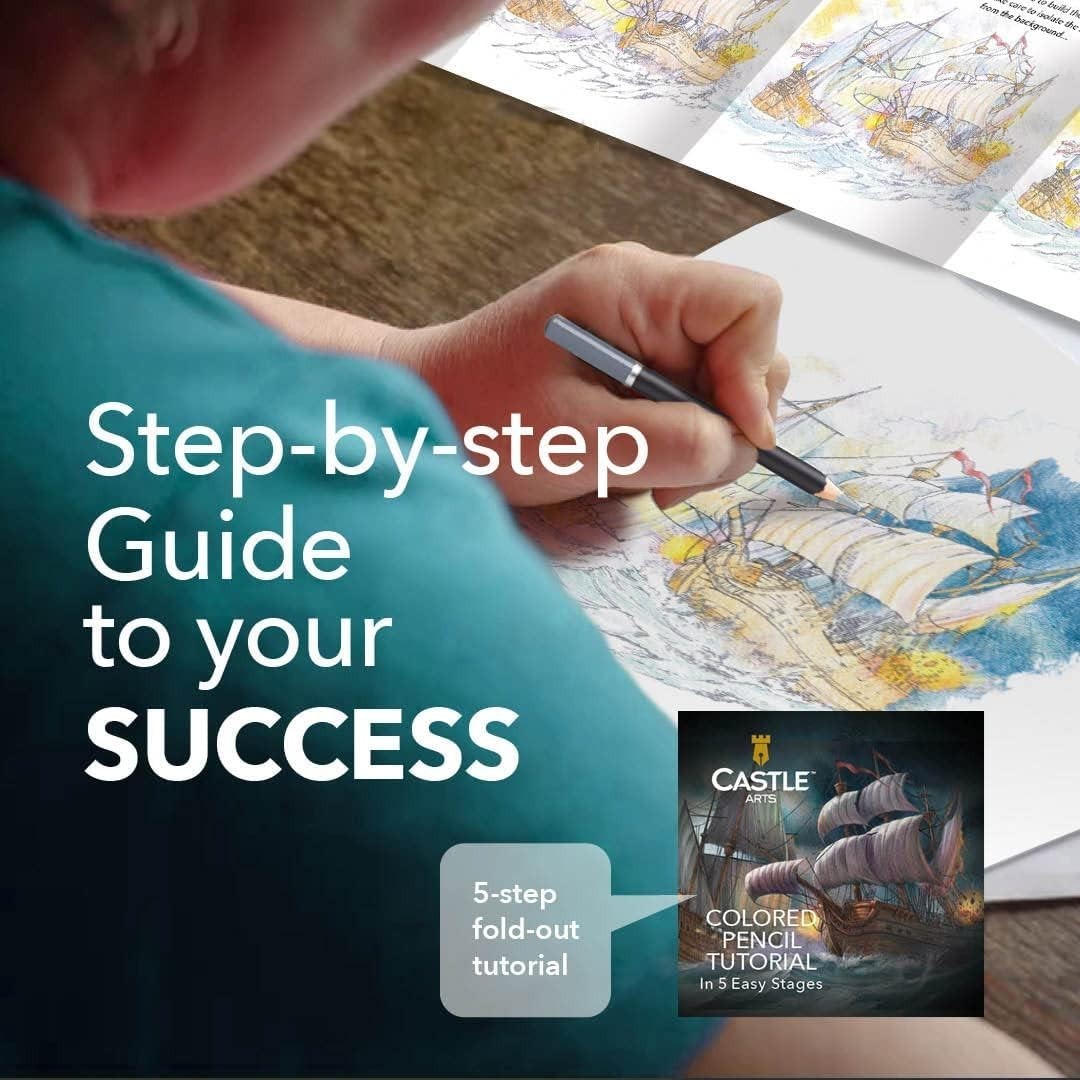 Artistry Defined: 120 Soft Colored Pencils with Zipper for Ambitious Creatives