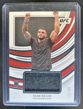 2022 Immaculate UFC Sean Brady Fight Night Memorabilia Shorts RC #/99