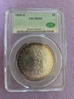 1904 O Morgan Silver Dollar CAC MS60