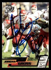 2003 Press Pass Football #34 Jordan Gross Signed Autograph (no COA)