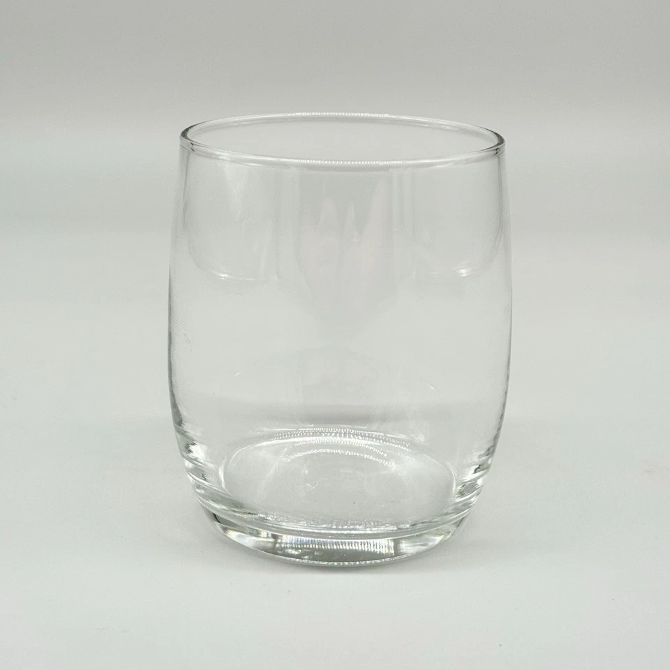 Juego de 4 copas de jugo de vino de cristal sin tallo vajilla transparente 3,75" Foto 2 de 4