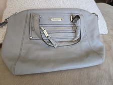 Updated****Michael Kors Gray Pebble Leather P...