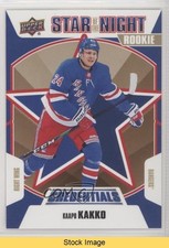 2019 Credentials Star of the Night 1st Stars Rookies Kaapo Kakko #1S-09 READ 7yx