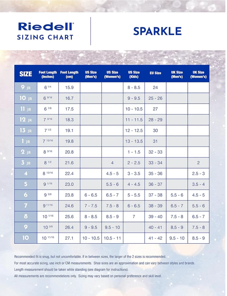 Patines de hielo Riedell Sparkle - Figura de principiante suave recreativa | Nieve - Tamaño: 10 JR Foto 2 de 4