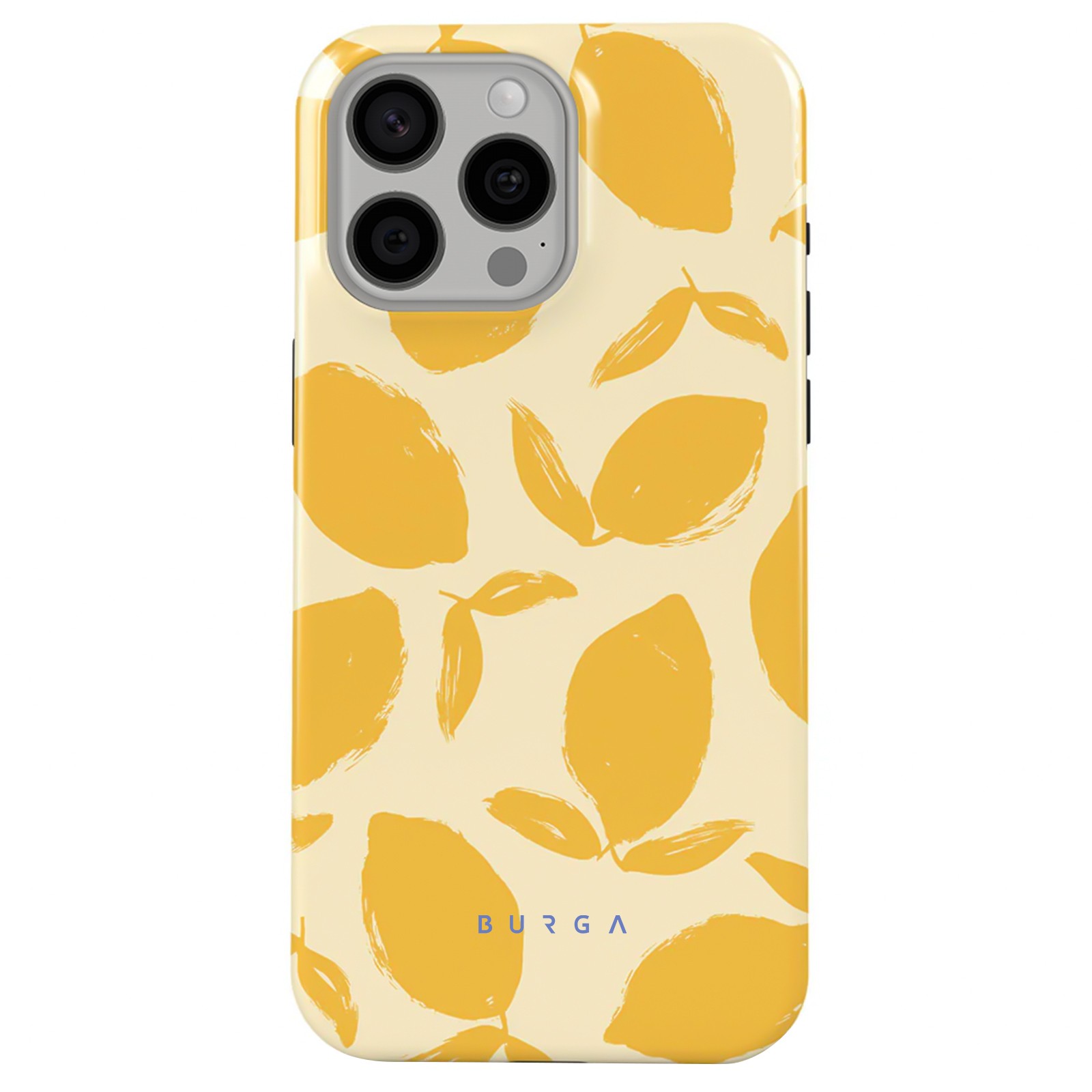 Coque iPhone 15 Pro jaune Lemon Tart pour un style estival