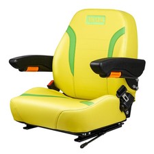 Tractor Zero Turn Mower Seat With Adjustable Safety Belt Armrest Backrest