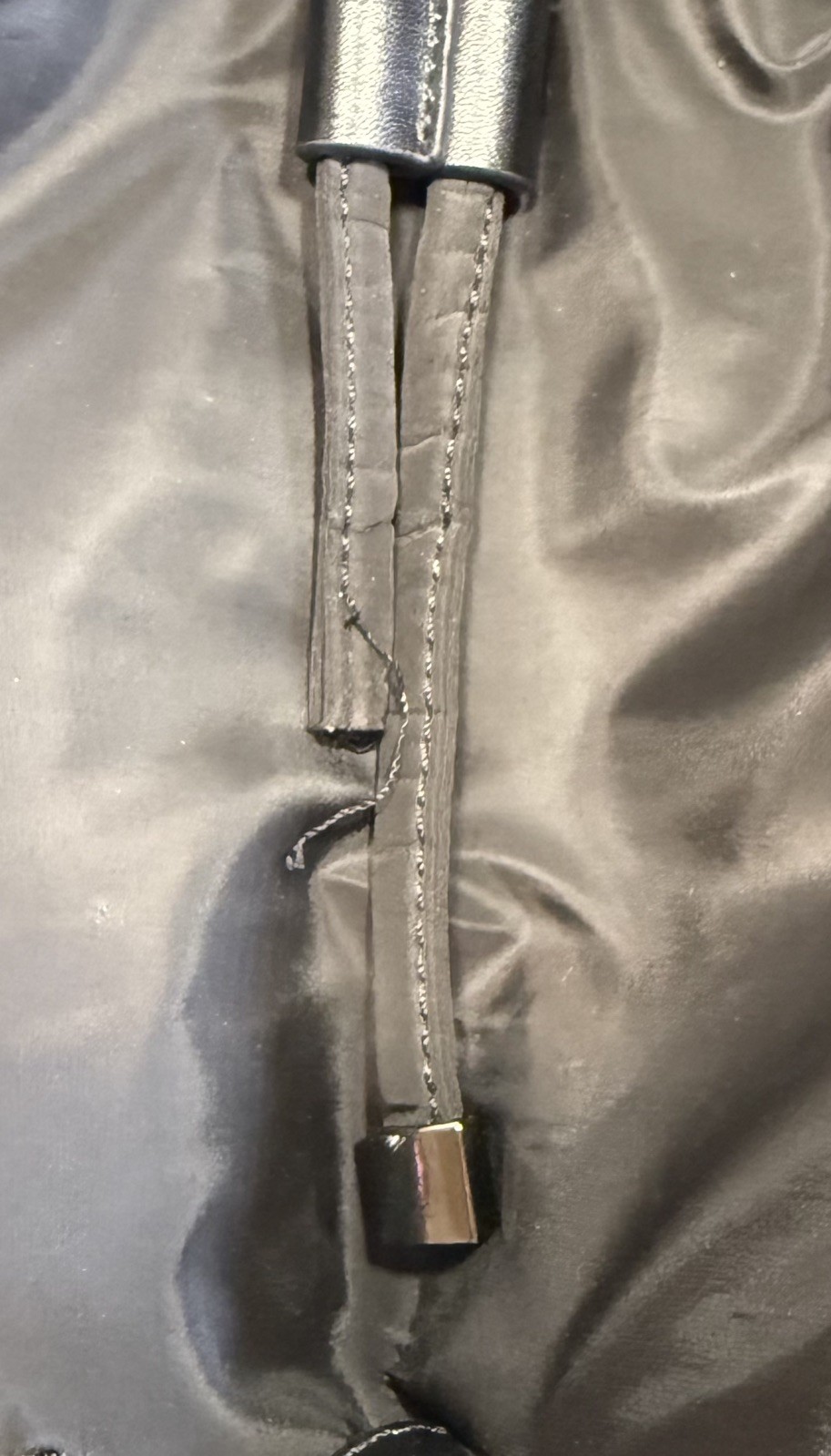 Saint + Sofia Studded Nylon Adjustable Strap Back… - image 7